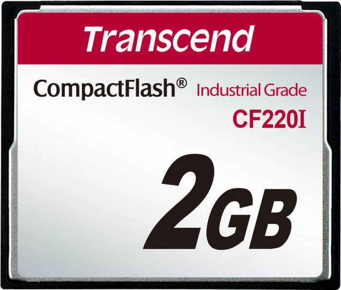Transcend Industrial Temperature Range CF220I 220X Ultra CompactFlash (SLC) Transcend Industrial Temperature Range CF220I 220X Ultra CompactFlash (SLC)